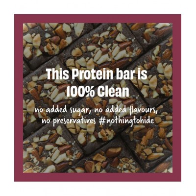 The Whole Truth - Protein Bars - All-In-One - Pack of 6 (6 x 52g) - No Added Sugar - All Natural