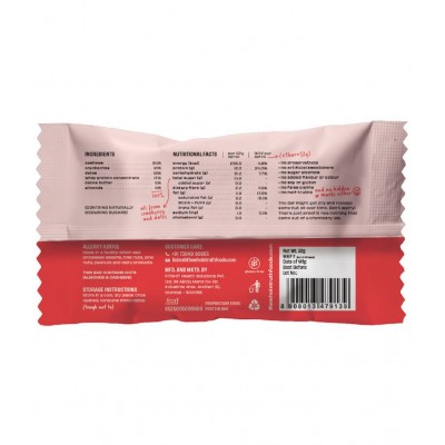 The Whole Truth - Protein Bars - Cranberry - Pack of 6 (6 x 52g) - No Added Sugar - All Natural