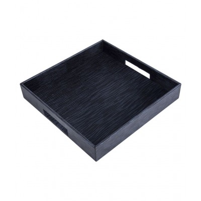 Thylable BLACK Leather Trays - Pack of 1