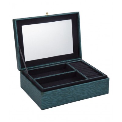 Thylable Green Leather Jewellery Box - Pack of 1