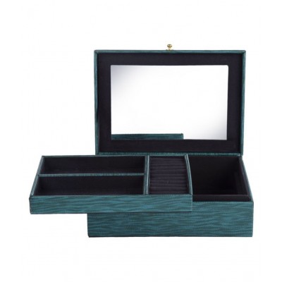 Thylable Green Leather Jewellery Box - Pack of 1