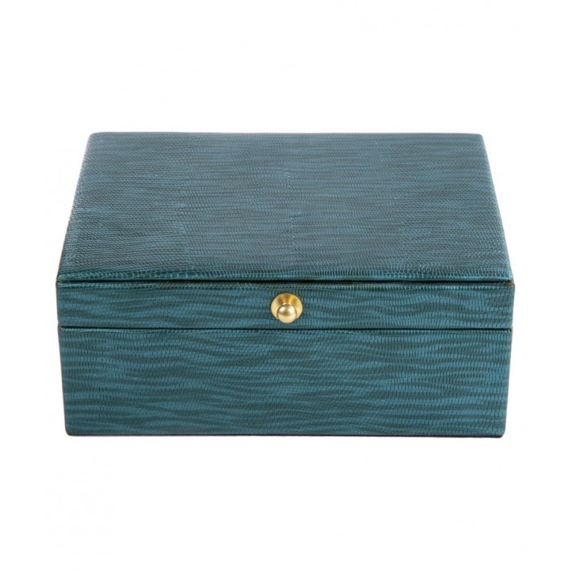 Thylable Green Leather Jewellery Box - Pack of 1