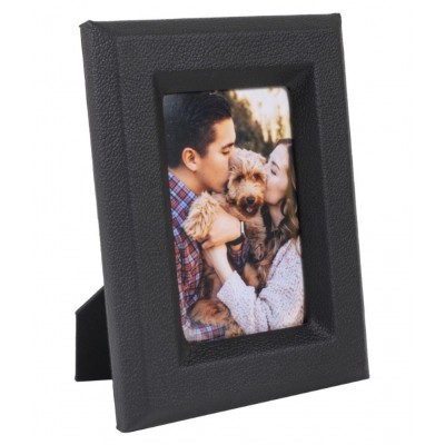 Thylable Leather Black Single Photo Frame - Pack of 1