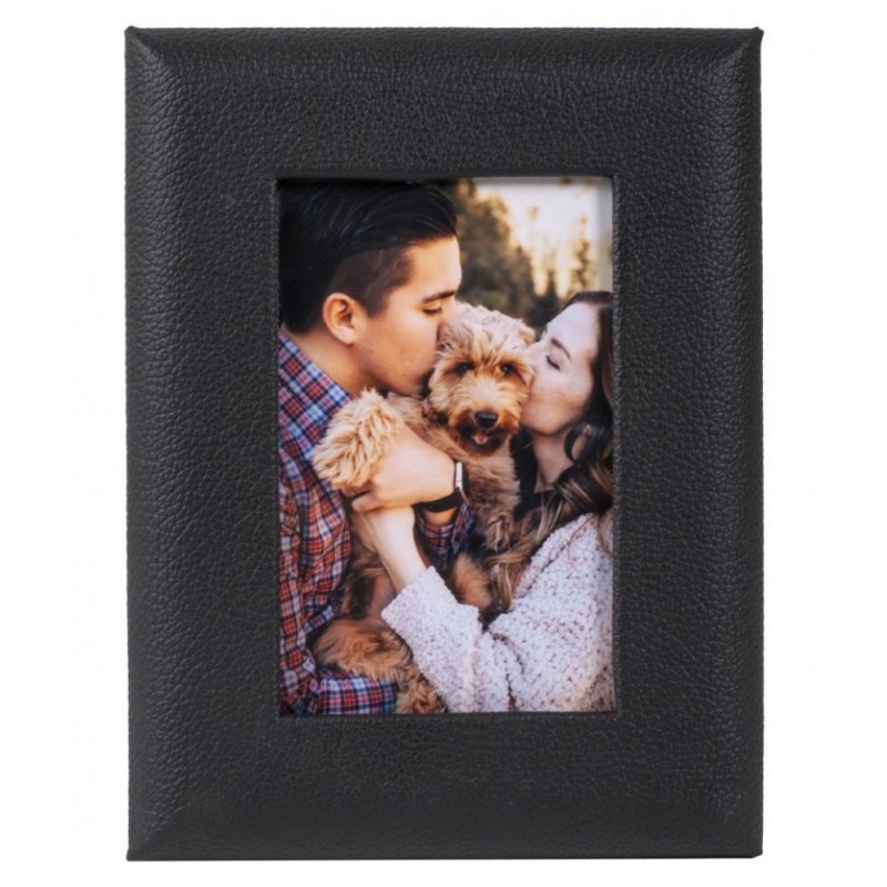 Thylable Leather Black Single Photo Frame - Pack of 1