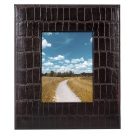 Thylable Leather Brown Single Photo Frame - Pack of 1