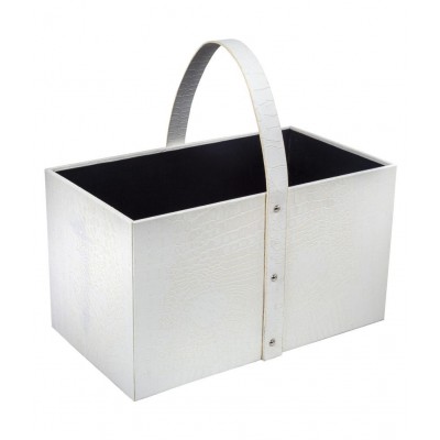 Thylable WHITE Leather Magazine Holder - Pack of 1
