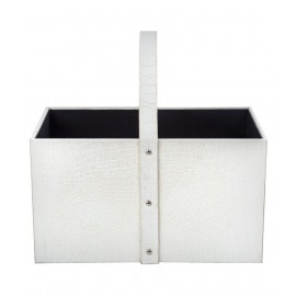 Thylable WHITE Leather Magazine Holder - Pack of 1