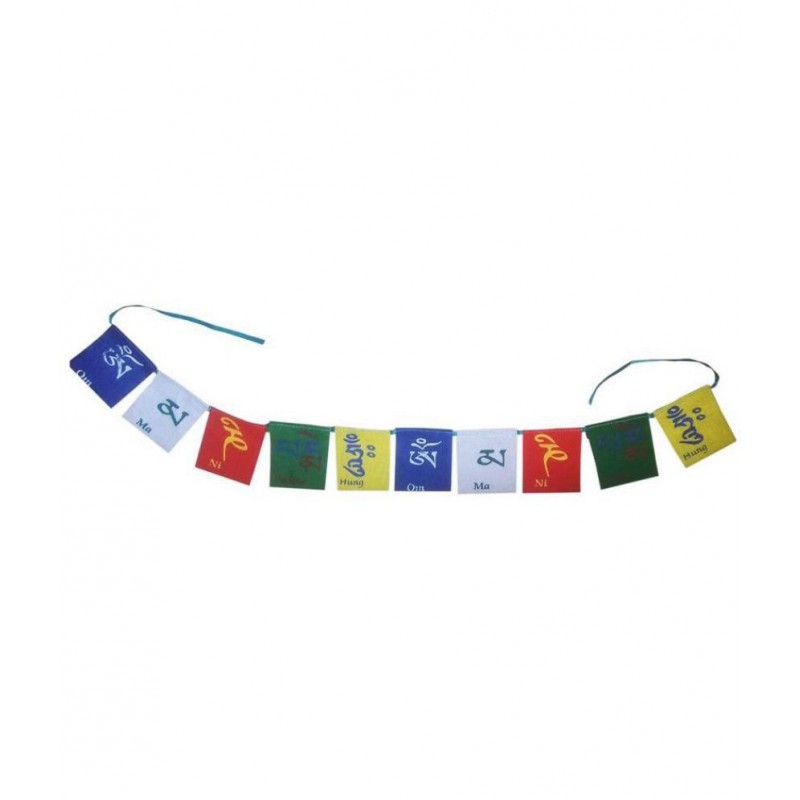 Tibetan Buddhist Flag Multicolor