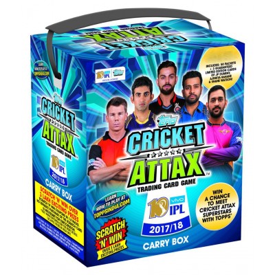 Topps Cricket Attax IPL CA 2017 50’s Multicolour Card Game