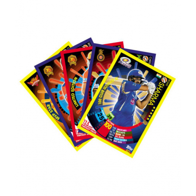 Topps Cricket Attax IPL CA 2017 50’s Multicolour Card Game