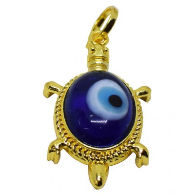 Tortuise Shape Evil Eye Protection  Stone Pendant