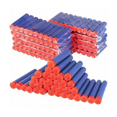 Toy Cloud Hot Fire Gun Bullet Soft Foam Dart for Nerf Gun Refill Pack 100 Pcs Sticky Head Darts for Nerk N-Stike Elite Guns