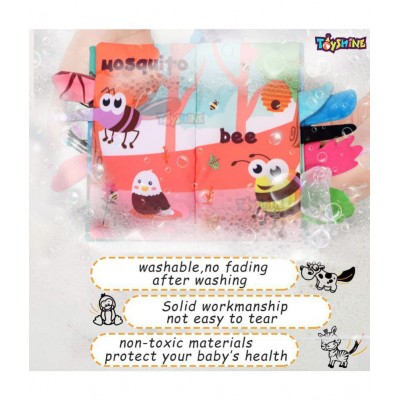 Toyshine Baby Books Toys, Touch and Feel Crinkle Cloth Books for Babies, Infants & Toddler, Early Development Interactive Car & Stroller Soft Toys for Boys & Girls (Birds) Toyshine Baby Books Toys, Touch and Feel Crinkle Cloth Books for Babies, Infants & Toddler, Early Development Interactive Car & Stroller Soft Toys for Boys & Girls (Birds)