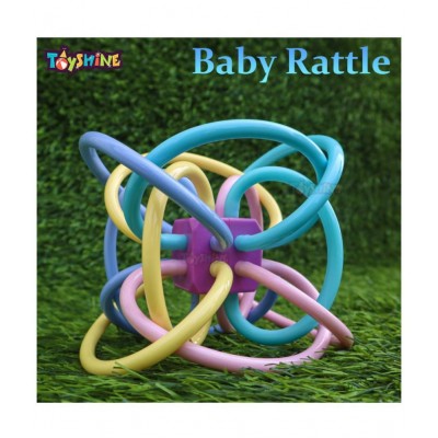 Toyshine Baby Rattle and Sensory Teether Toy