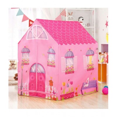 Toyshine Doll House Tent House, Play Tent for Kids, Pretend Playhouse, Taffeta Material Cloth