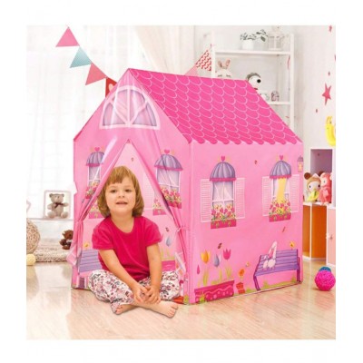 Toyshine Doll House Tent House, Play Tent for Kids, Pretend Playhouse, Taffeta Material Cloth