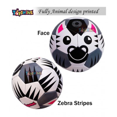 Toyshine Edu-Sports 2 in 1 Kids Football Soccer Educational Toy Ball, Size 3, 4-8 Years Kids Toy Gift Sports - Fox and Sloth