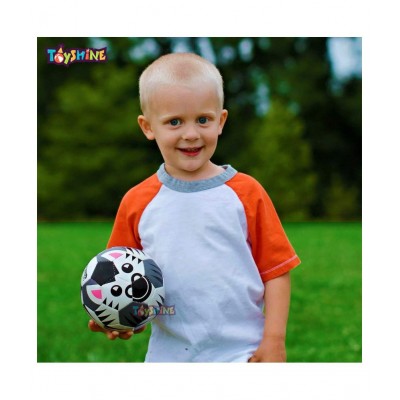 Toyshine Edu-Sports 2 in 1 Kids Football Soccer Educational Toy Ball, Size 3, 4-8 Years Kids Toy Gift Sports - Fox and Sloth