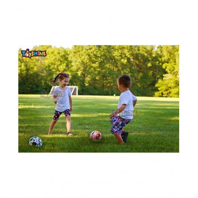 Toyshine Edu-Sports 2 in 1 Kids Football Soccer Educational Toy Ball, Size 3, 4-8 Years Kids Toy Gift Sports - Fox and Sloth