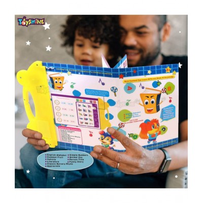 Toyshine Interactive E Learning Children Book Musical English Educational Phonetic Learning Book for 3+ Years, Model - B
