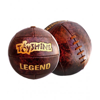 Toyshine Legend Home Football 5 No, Leather Look, Hand Stiched | Perfect for Home Parties, Games, Kids Play (SSTP)