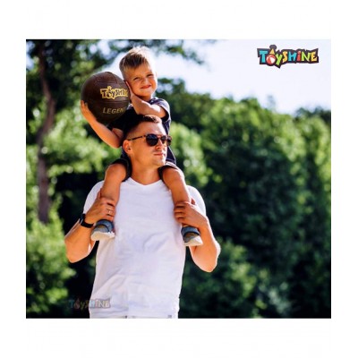 Toyshine Legend Home Football 5 No, Leather Look, Hand Stiched | Perfect for Home Parties, Games, Kids Play (SSTP)
