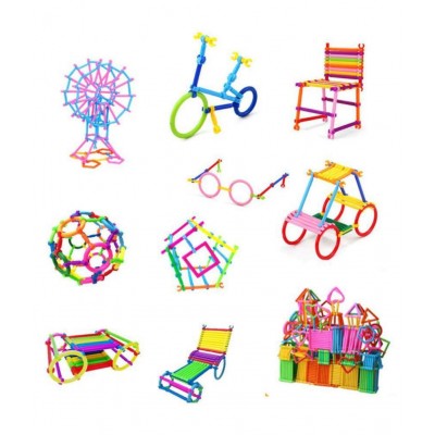 Toyshine Multicolored Educational Building Blocks Smart Sticks Set for Kids