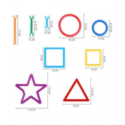 Toyshine Multicolored Educational Building Blocks Smart Sticks Set for Kids