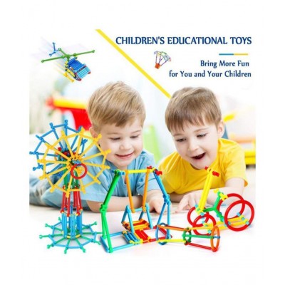 Toyshine Multicolored Educational Building Blocks Smart Sticks Set for Kids