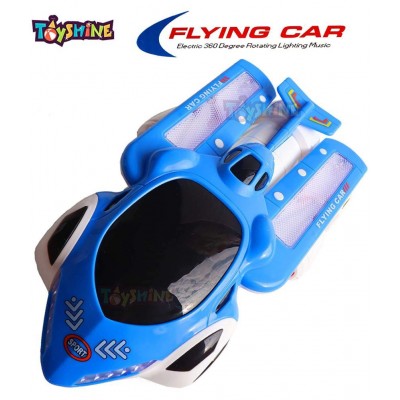 Toyshine Music and Lights Flying Car Bump and Go Action, Battery Operated Toy for Boys Girls (Not Flying)