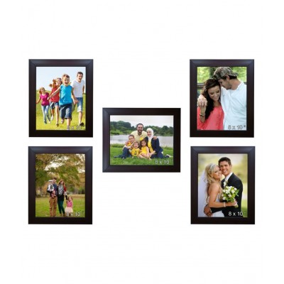 Trends on Wall Acrylic Brown Photo Frame Sets - Pack of 5