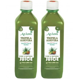Triphla Aloevera Juice 1000ml (Pack of 2)|100% Natural WHO-GLP,GMP,ISO Certified Product