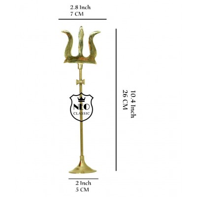 Trishul Round Base 10.5" From Neo Classic Handicraft