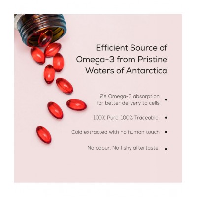 TrueBasics Heart Omega-3 Antarctic Krill Oil, 30 Soft Gelatin Capsules