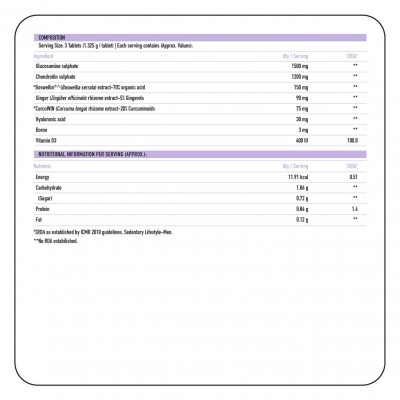 TrueBasics Joint Ease with 1500mg of Glucosamine & 1200mg of Chondroitin, 90 tablet(s)