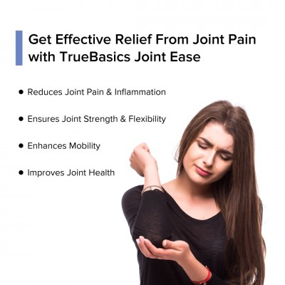 TrueBasics Joint Ease with 1500mg of Glucosamine & 1200mg of Chondroitin, 90 tablet(s)