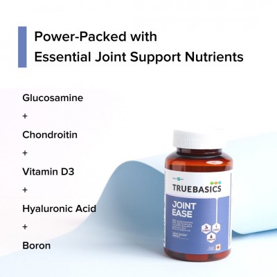 TrueBasics Joint Ease with 1500mg of Glucosamine & 1200mg of Chondroitin, 90 tablet(s)