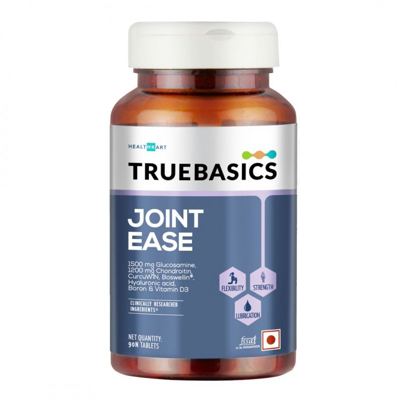 TrueBasics Joint Ease with 1500mg of Glucosamine & 1200mg of Chondroitin, 90 tablet(s)