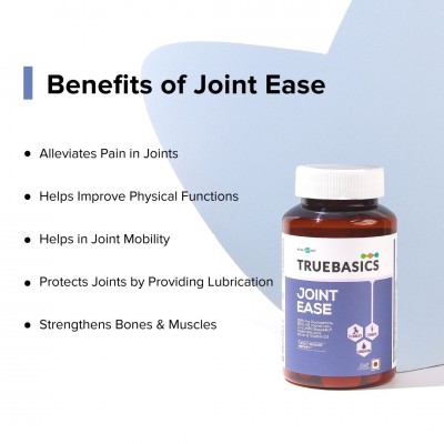 TrueBasics Joint Ease with 1500mg of Glucosamine & 1200mg of Chondroitin, 90 tablet(s)