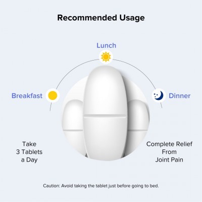 TrueBasics Joint Ease with 1500mg of Glucosamine & 1200mg of Chondroitin, 90 tablet(s)