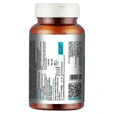 TrueBasics Multivit Daily, with Vitamin C, D, B12, Multiminerals, Antioxidant Blend, Clinically Researched Ingredients, 60 Tablets