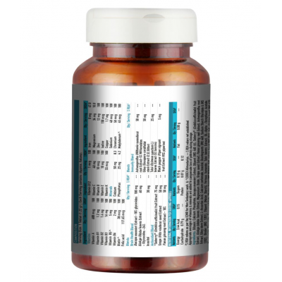 TrueBasics Multivit Daily, with Vitamin C, D, B12, Multiminerals, Antioxidant Blend, Clinically Researched Ingredients, 60 Tablets