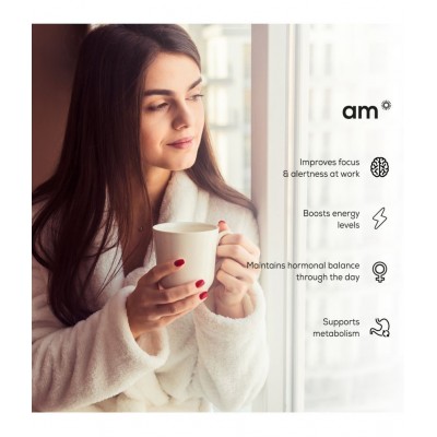 TrueBasics am:pm Multivitamin for Women, Energetic Day Formula & Relaxing Night Formula, with KSM Ashwagandha & EnXtra, for Energy, Focus, & Restful Sleep, Clinically Researched, 30 Multivitamin Tablets TrueBasics am:pm Multivitamin for Women, Energetic Day Formula & Relaxing Night Formula, with KSM Ashwagandha & EnXtra, for Energy, Focus, & Restful Sleep, Clinically Researched, 30 Multivitamin Tablets