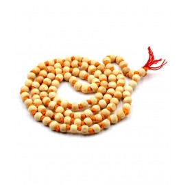 Tulsi Pooja Mala Jaap Mala for Puja Astrology (Yellow, 6mm)