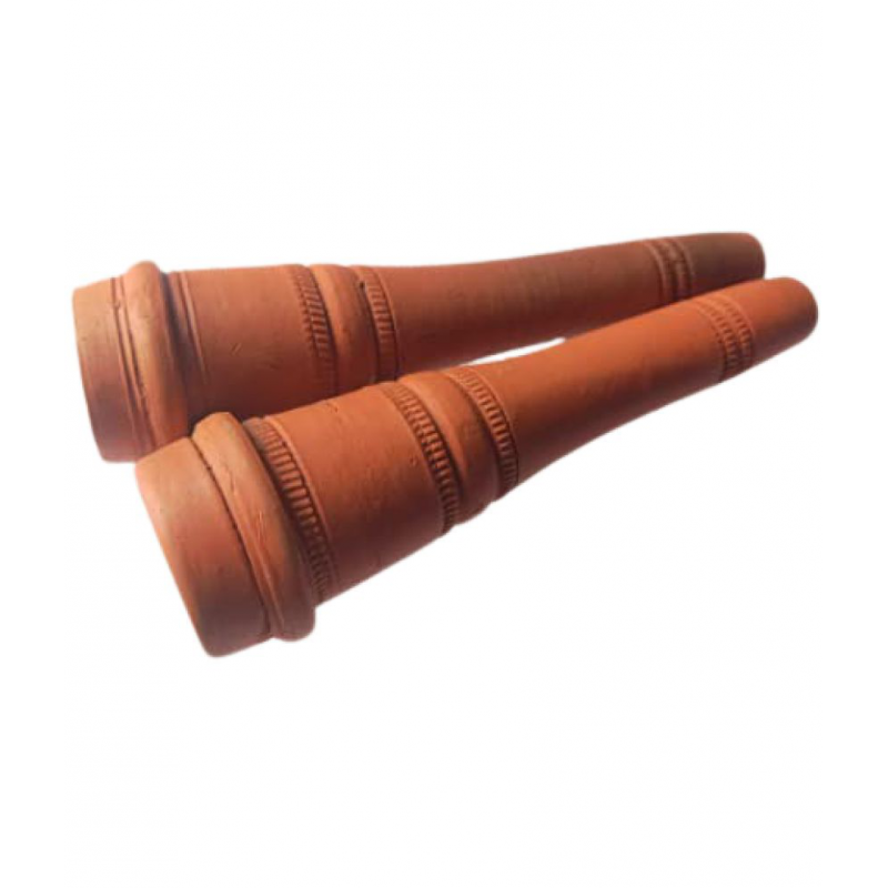 Turtuls Group Brown 3 cm Clay Pipe - Pack of 2