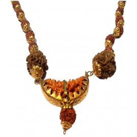 Tvc Brown Ek Mukhi Rudraksh Mala