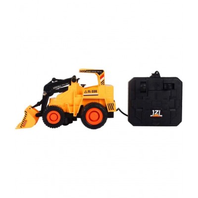 Tzoo®  Mini JCB Truck Construction Loader Wired Excavator Remote Control Small Plastic Crane Truck Toy for Kids | RC Controlled Mini Monster Vehicles Machine | Plastic JCB Vehicle Trucks Toys for Kids