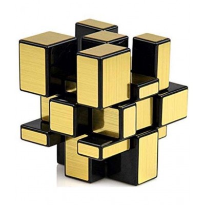 Tzoo® Challenging High Speed Smooth Stickerless Twister Cube and 3x3x3 Gold Mirror Cube (2 Pieces)