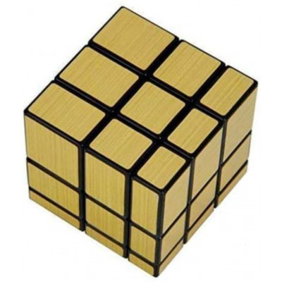 Tzoo® Challenging High Speed Smooth Stickerless Twister Cube and 3x3x3 Gold Mirror Cube (2 Pieces)