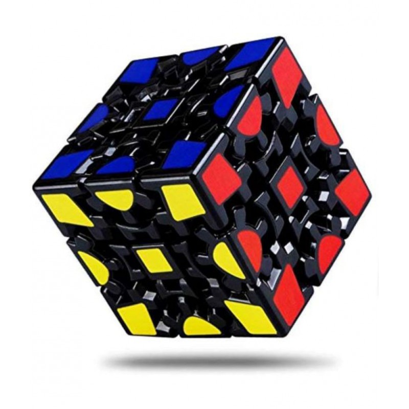 Tzoo® Fantasy Themed Magic Combination 3D Puzzle Gear Cube, 3x3 Match- Speed 3x3 V1 Gear Cube Twisty Puzzle for 14 Years and Up, Multicolor